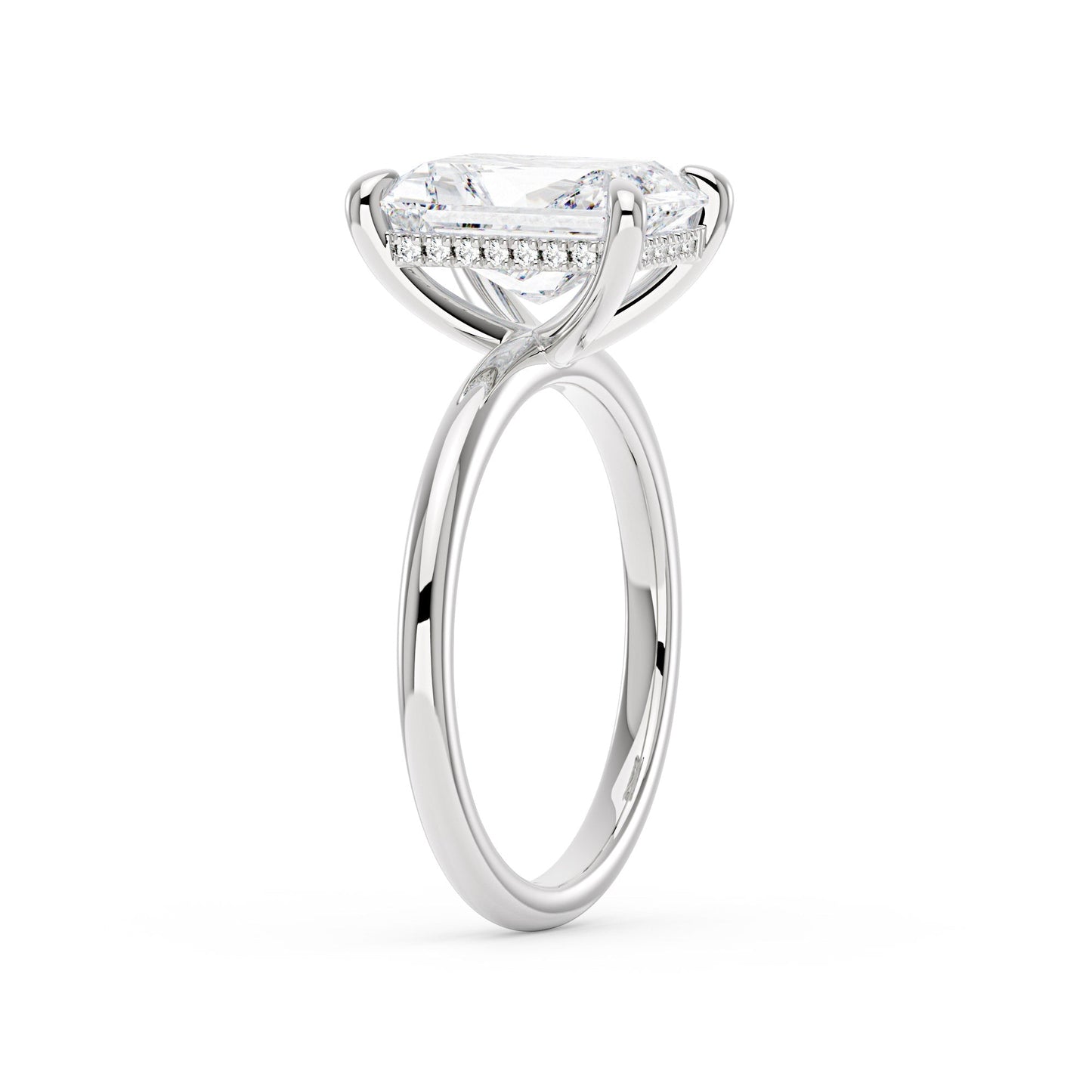 Radiant Solitaire Ring
