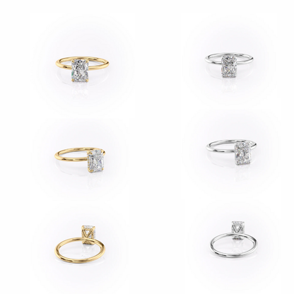 Radiant Cut Plain Band