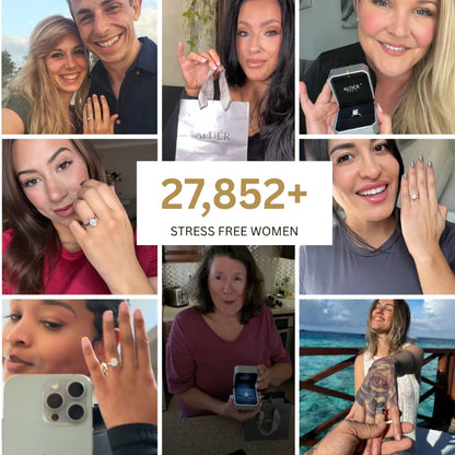 Éclat Étoilé Amour Moissanite Ring