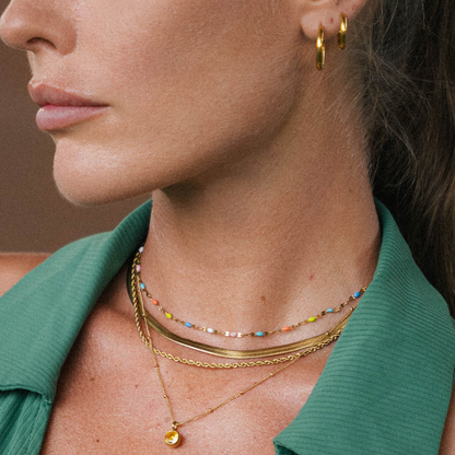 Rainbow Dainty Choker