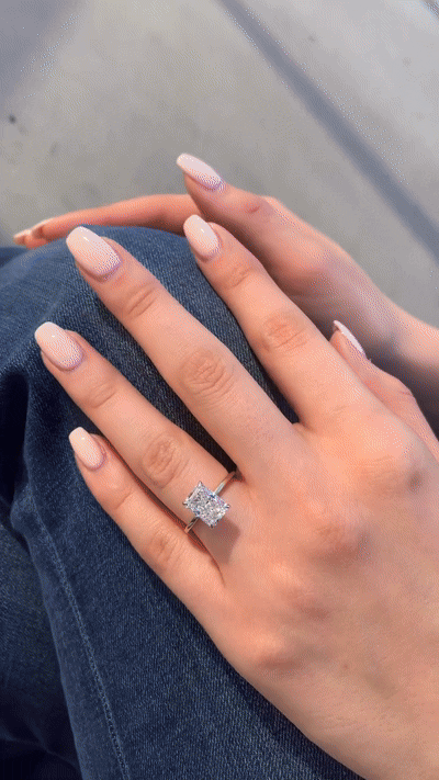 Radiant Cut Plain Band