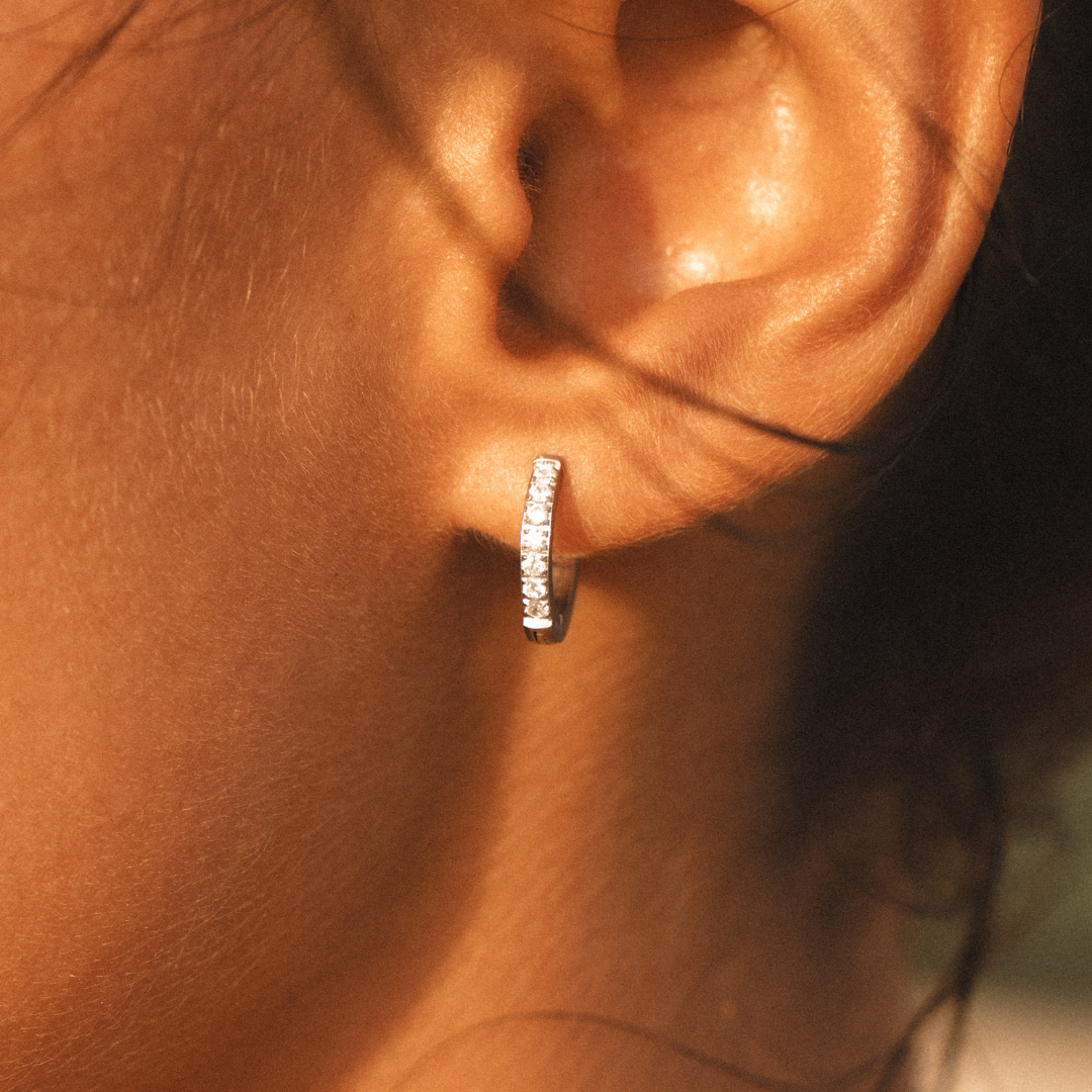 Tiny Gold Hoop Earrings