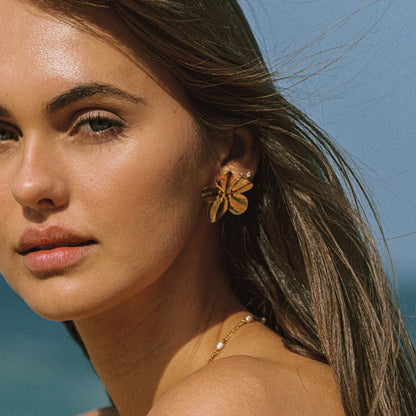Hibiscus Earrings