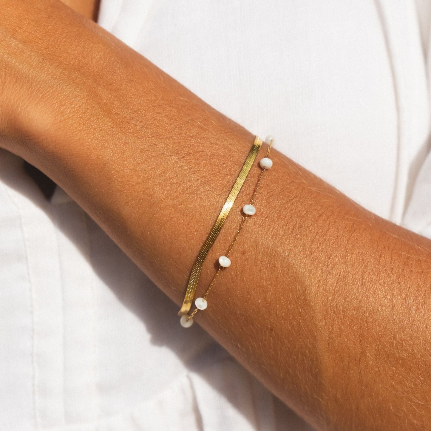 "Santorini" Layered Bracelet
