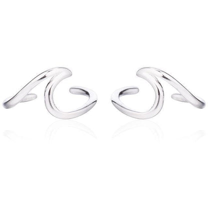 Ocean Wave Ear Cuff