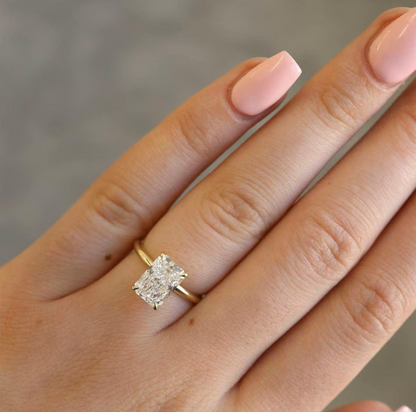 Radiant Cut Plain Band