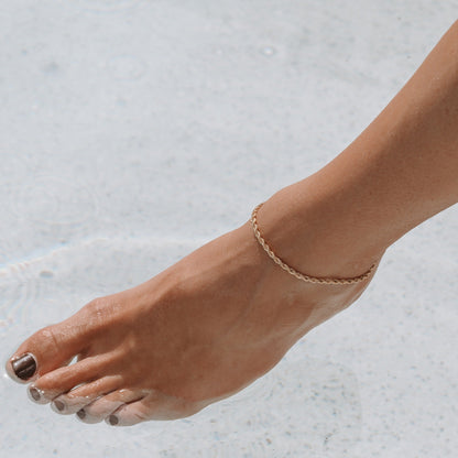 "Calvi" Rope Chain Anklet