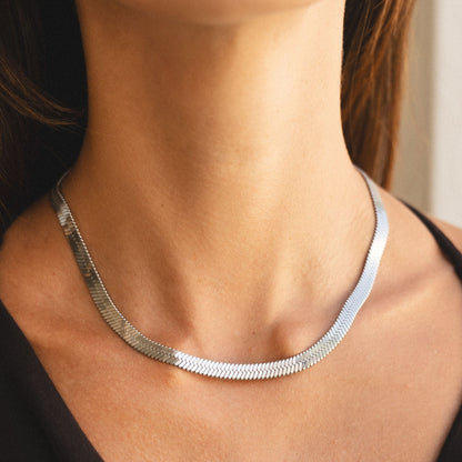 Chunky Herringbone Choker