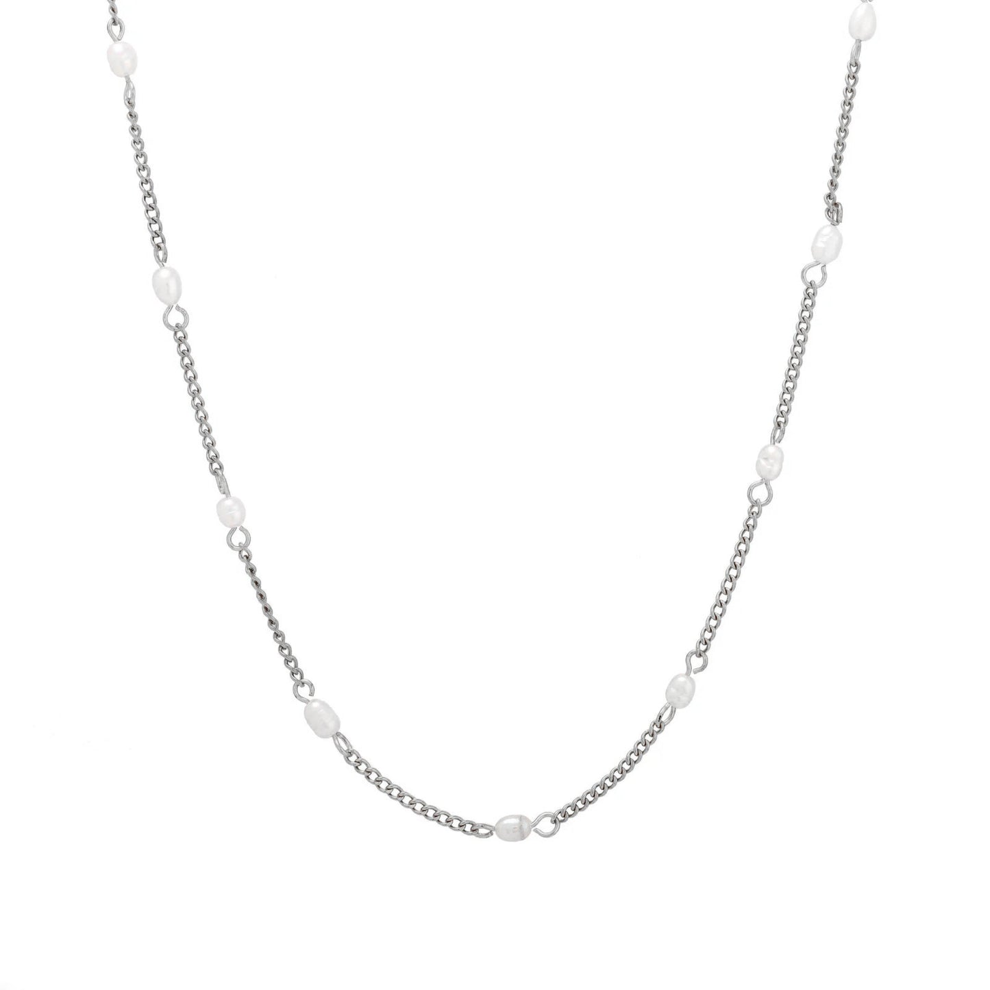 Dainty Gold Pearl Choker